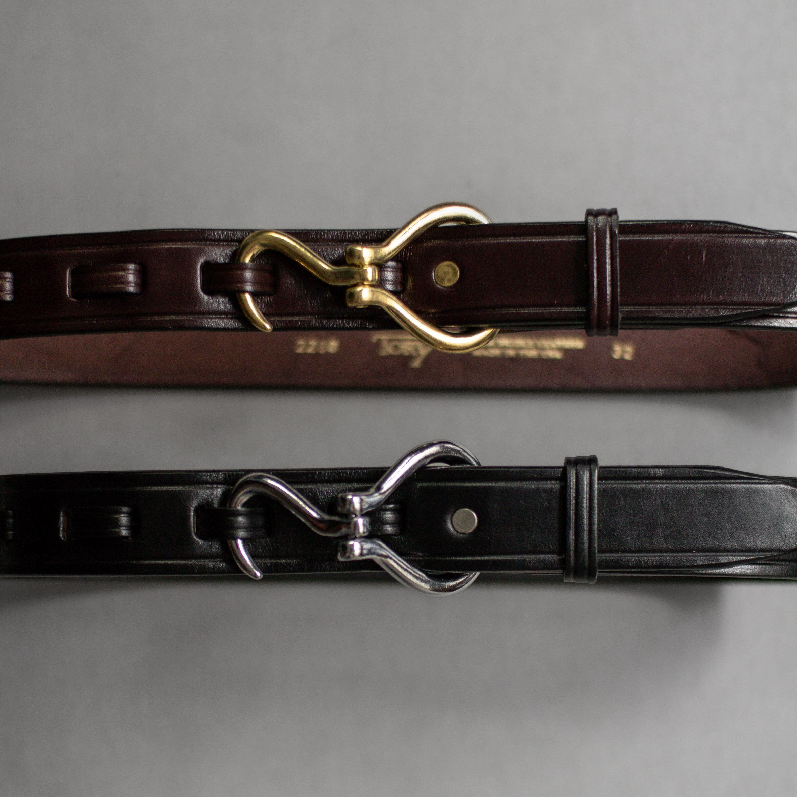 TORY LEATHER 1 1/4" HOOF PICK BELT 美國製 鉤扣 寬版 牛皮 皮帶 兩色