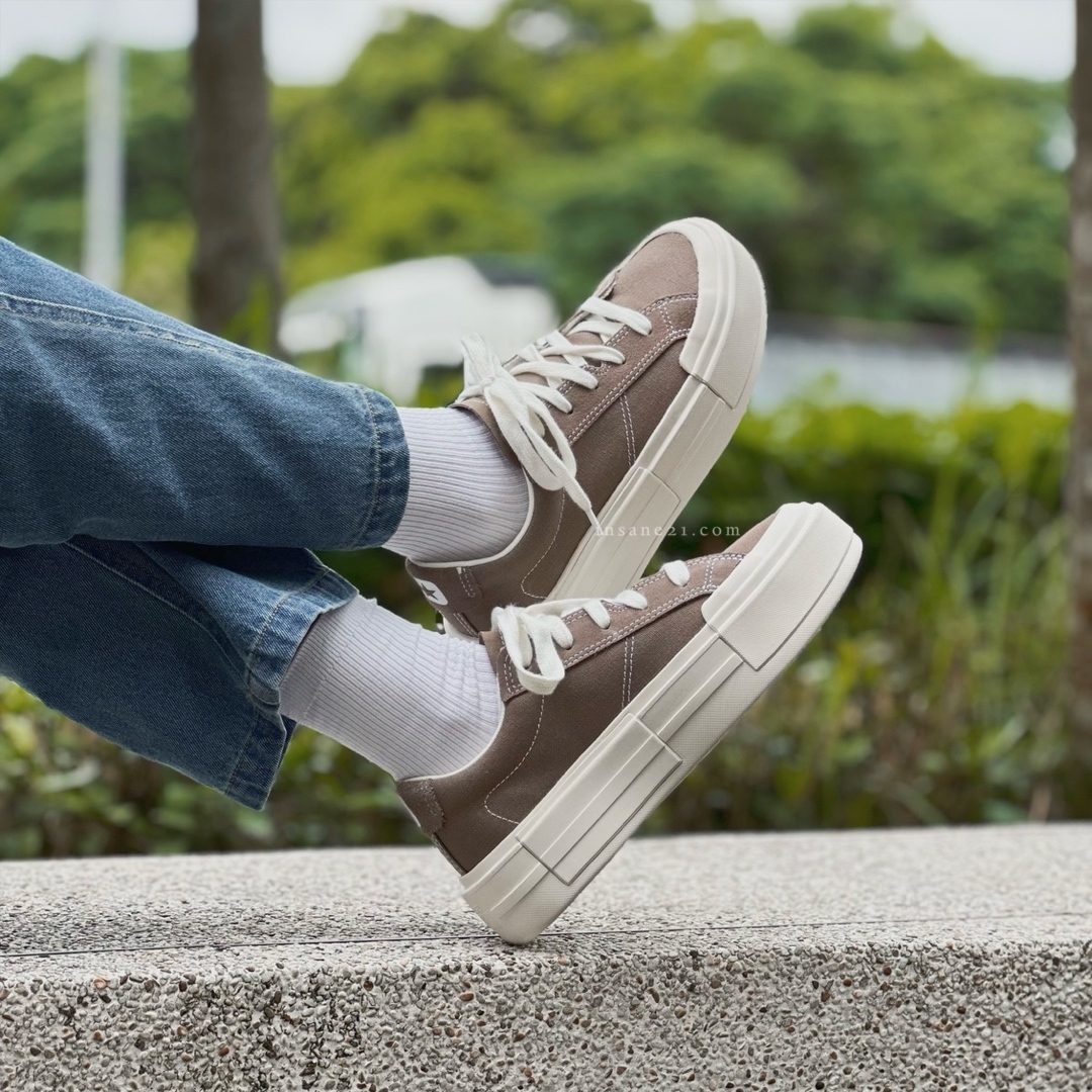 CONVERSE ALL STAR CRUISE UU鞋 低筒 厚底增高 解構 巧克力 女款 A09843C