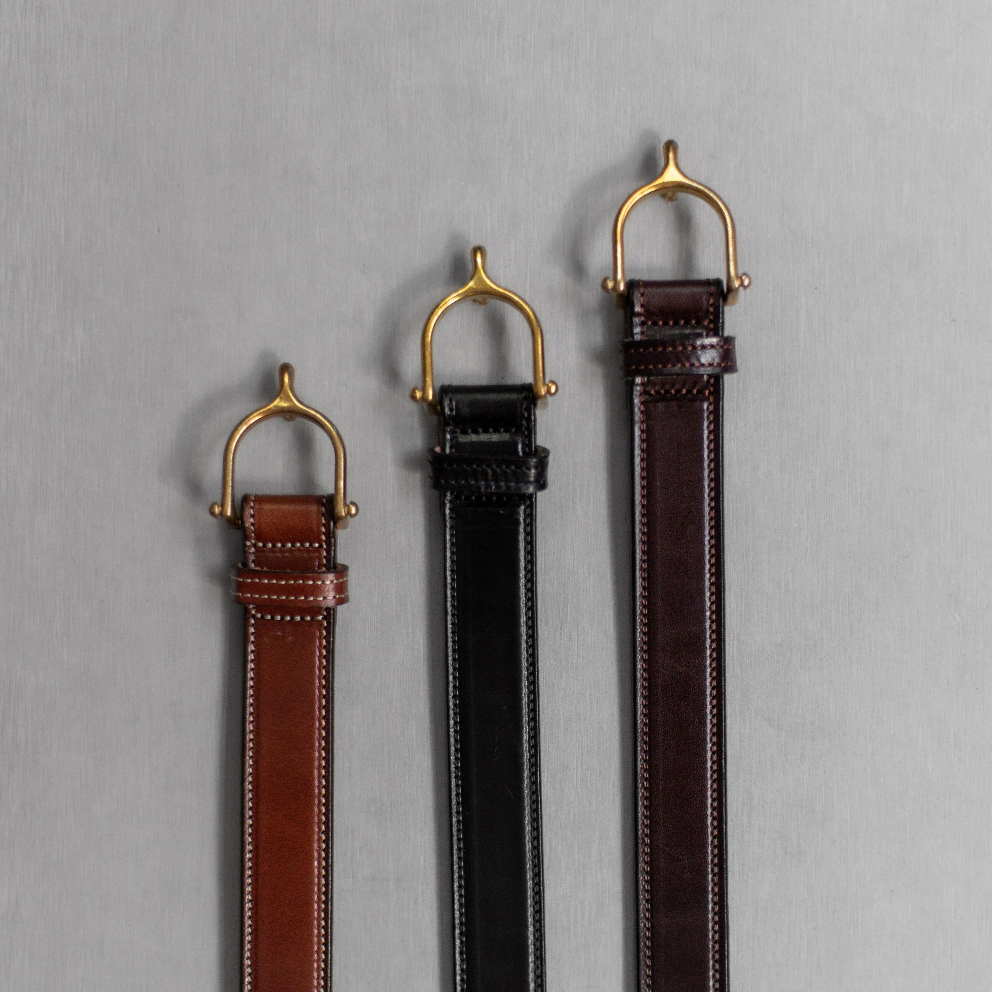 TORY LEATHER SPUR & POINT BELT 美國製 馬刺扣 牛皮 皮帶 腰帶 三色