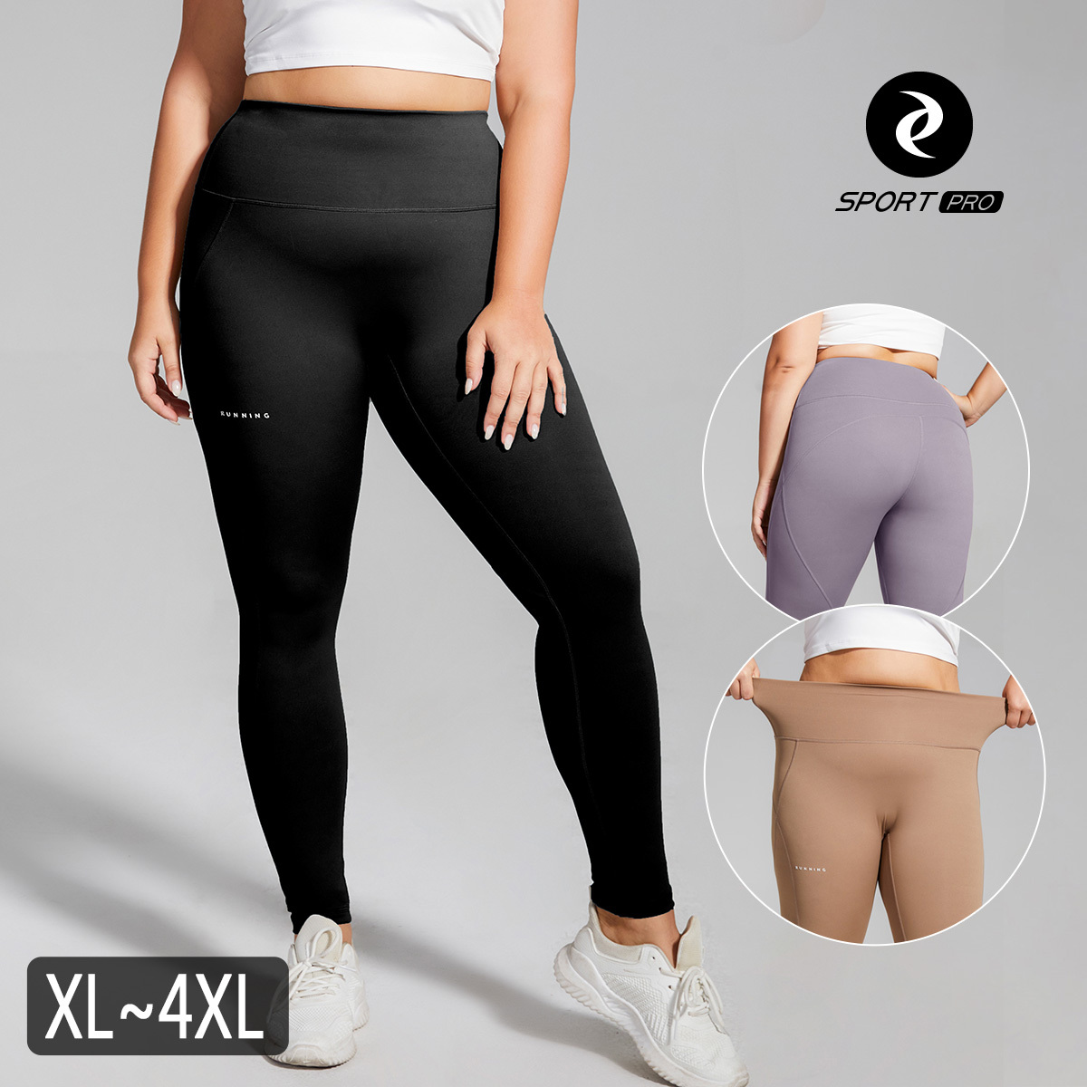 大碼高腰收腹蜜臀無尷尬線機能褲