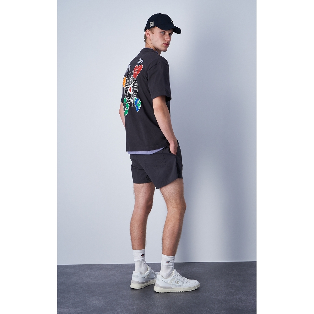 【ECO 愛地球系列】男款 Unity Love 印花 短TEE(木炭黑)