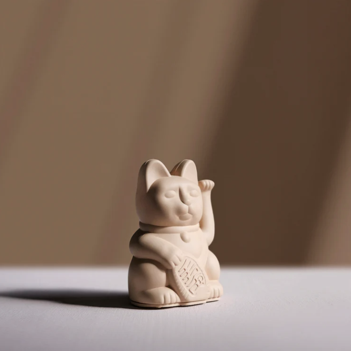 *Mini Size* 德國直送 🇩🇪 DONKEY 招財貓 Mini Lucky Cat - OCHER 奶茶色 忠誠｜Maneki-Neko