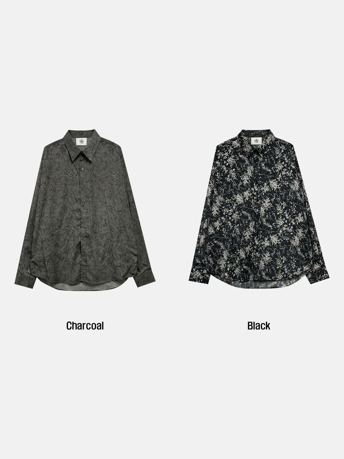 花花長袖恤衫 D.B.Y.M-039S