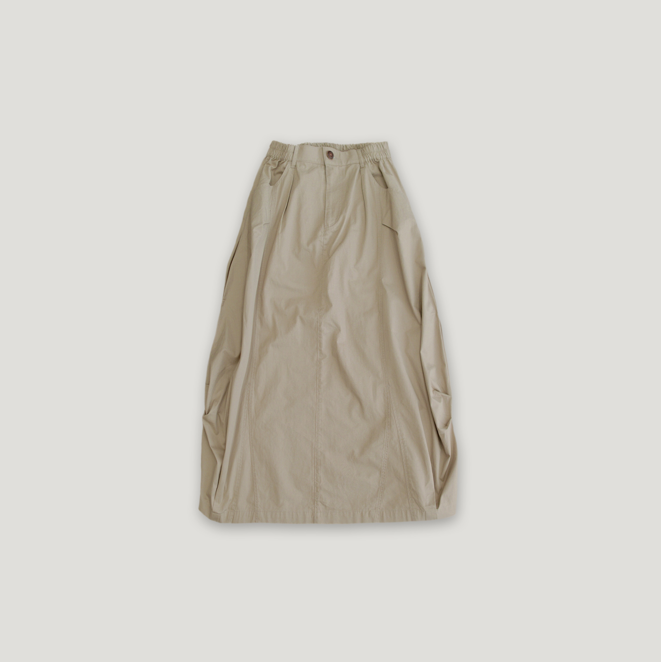 J.P.L. 高腰顏料染解構輪廓裙