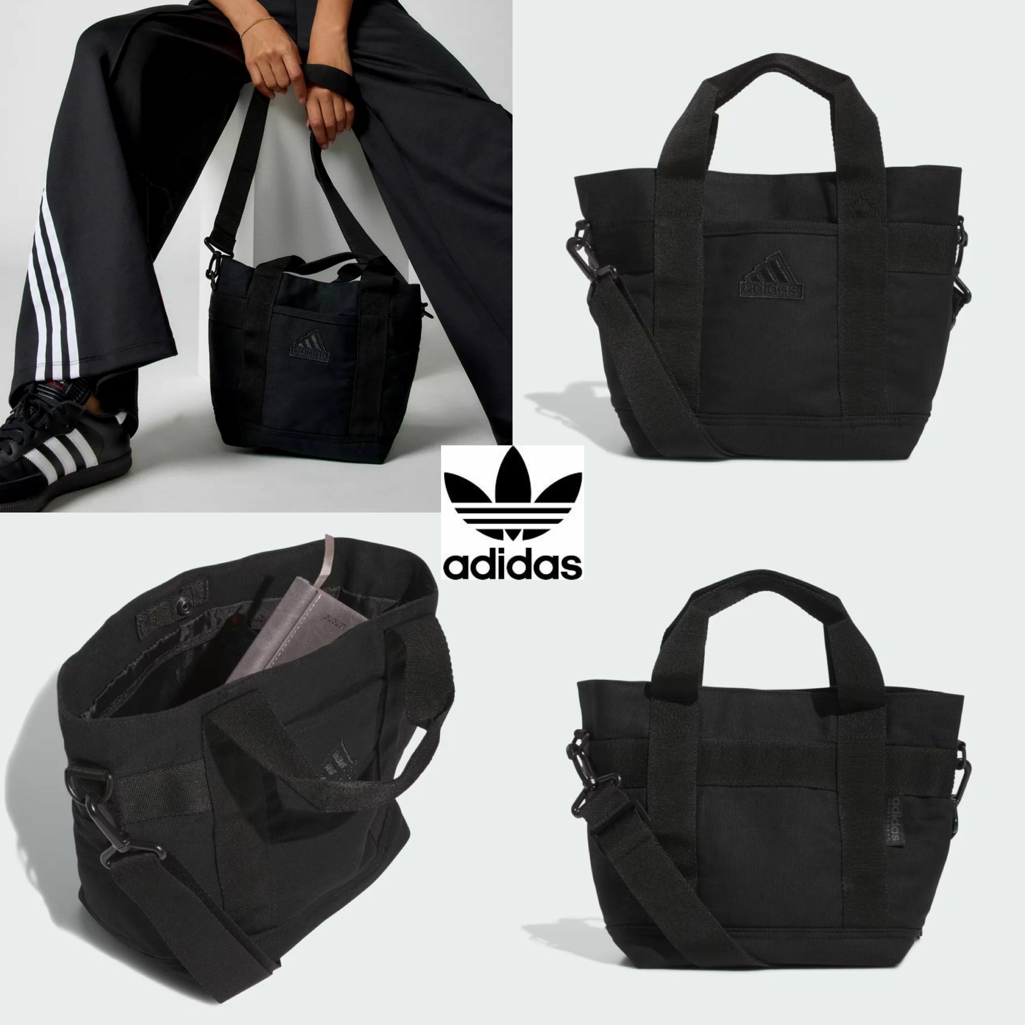 【預購】Adidas CANVAS F042511 迷你tote包包