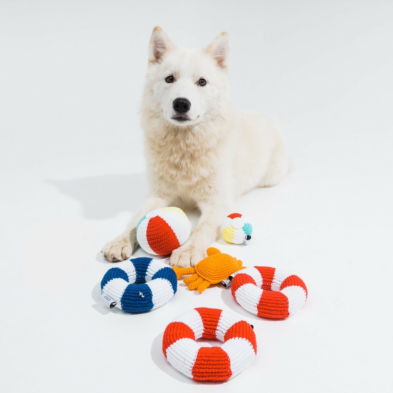 泰國Ketawa 手工針織玩具 - 蟹仔