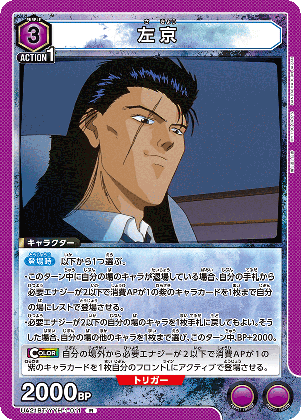 UA21BT/YYH-1-011 左京