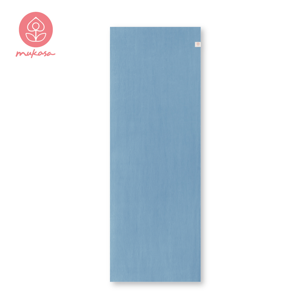 MUKASA 天然橡膠瑜珈墊  - 6mm 勿忘草 MUK-24108