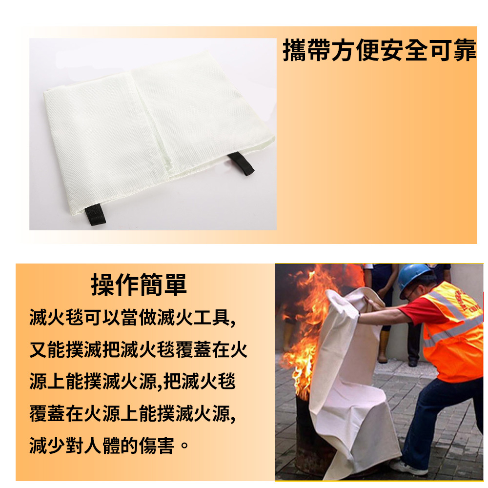附發票｜DF22｜2x2mm滅火毯 防火毯 防火玻璃纖維 符合CNS標準