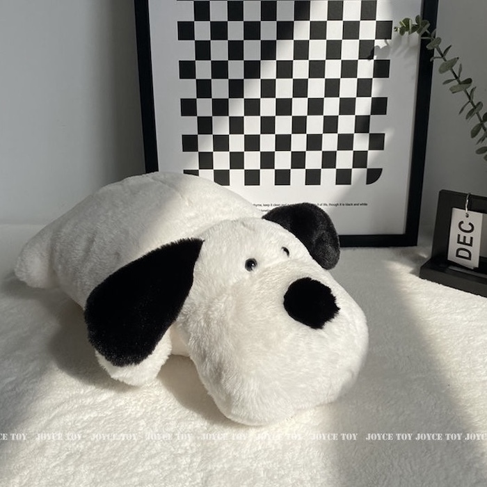 《42650》黑白色趴趴狗玩偶