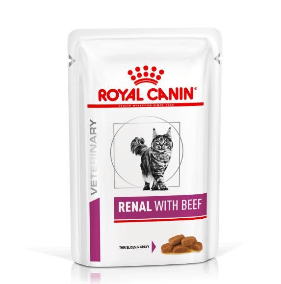 Royal Canin - 處方食品成貓腎臟濕糧 (牛肉) 85G (12包)