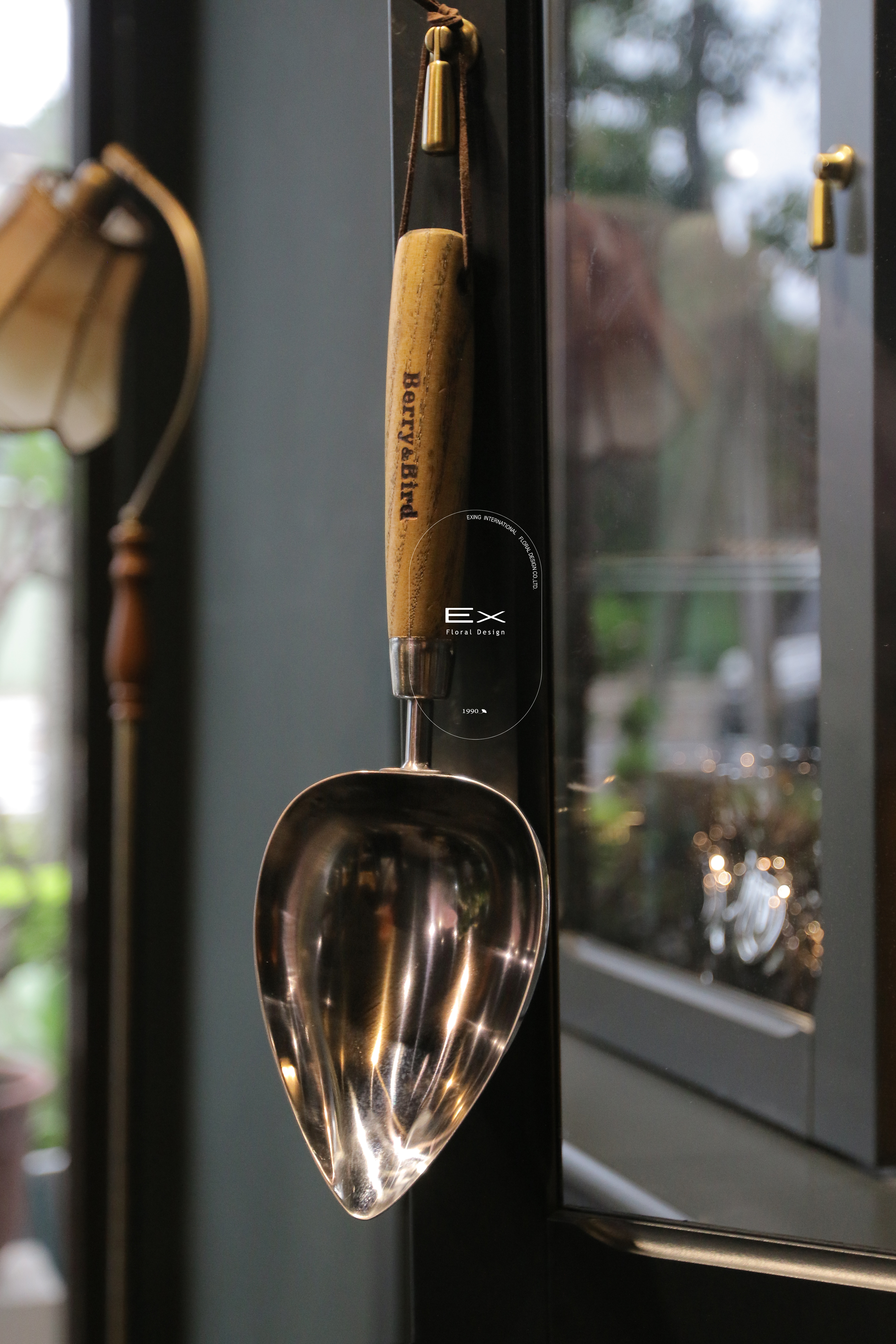 不鏽鋼 心型盆栽杓｜Berry & Bird 園藝工具