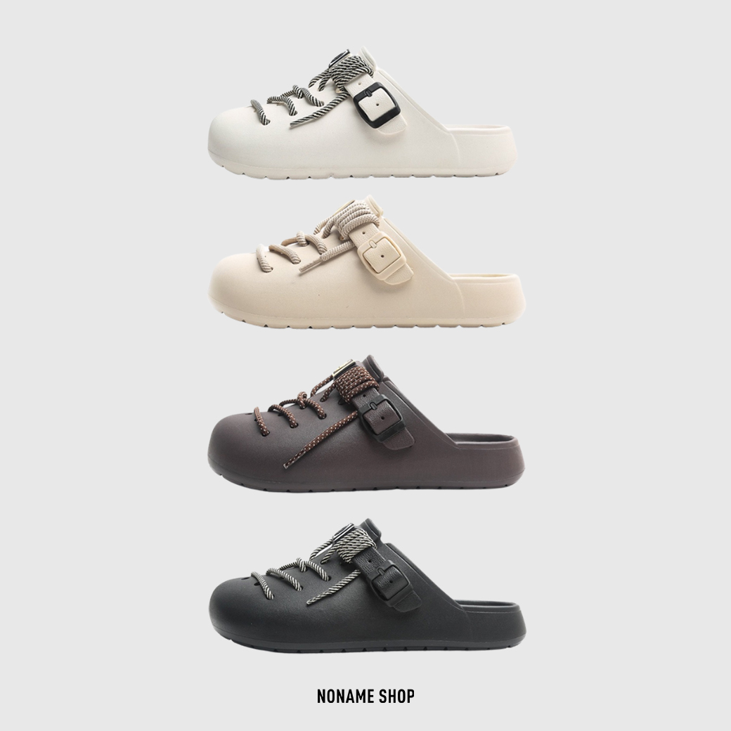 JIFFFLY DIY 綁帶 戶外 防水 洞洞鞋 四色 (男/女款)