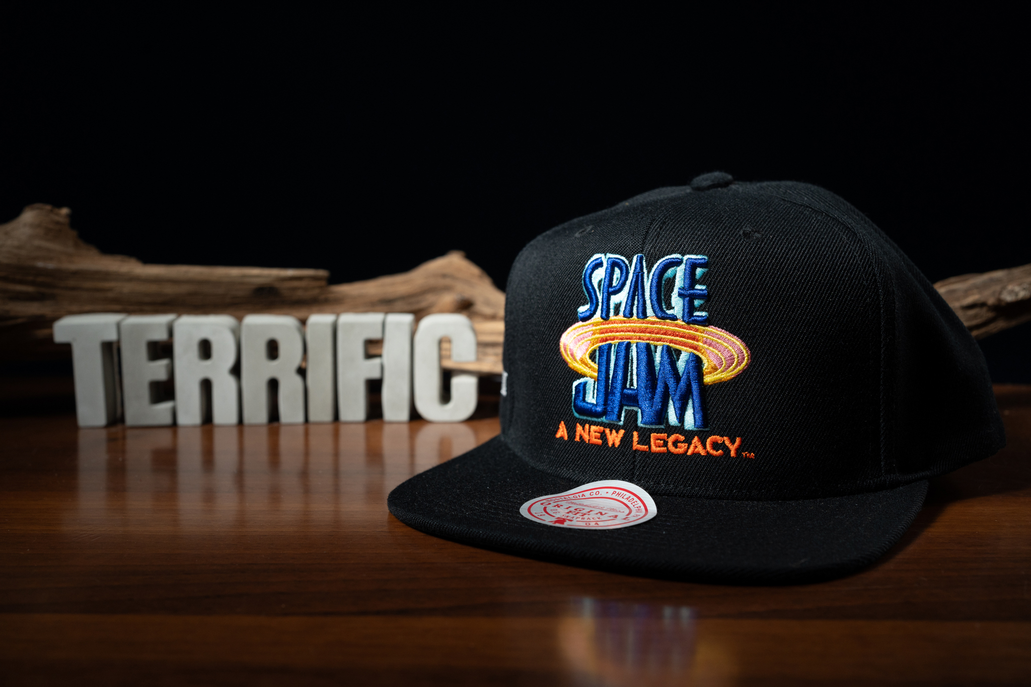 NBA帽子 Space Jam 怪物奇兵黑 棒球帽 M&N 可調式 全新