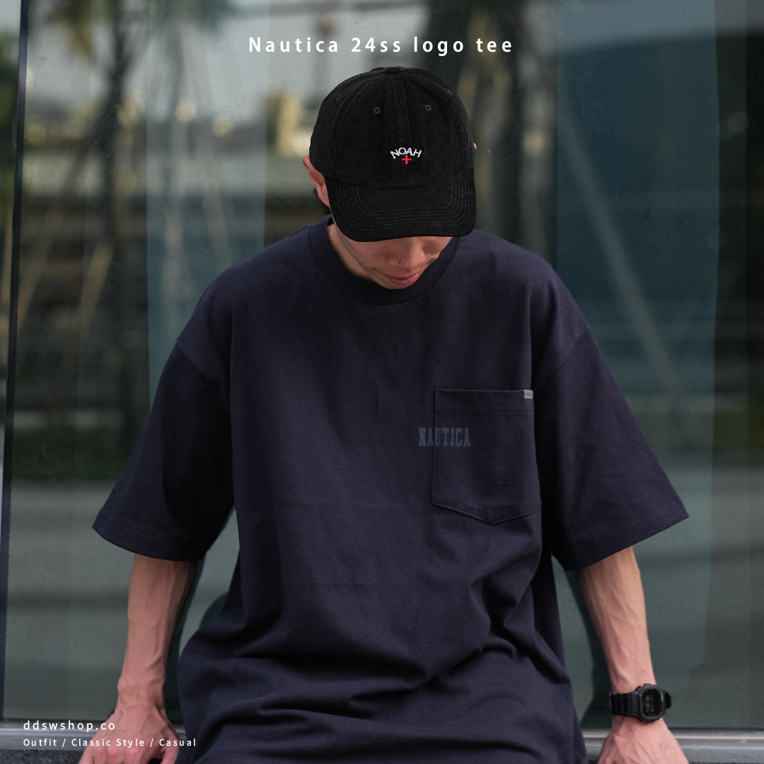 "現貨" Nautica 24S/S Hidden Logo S/S PKT Tee logo刺繡 口袋踢