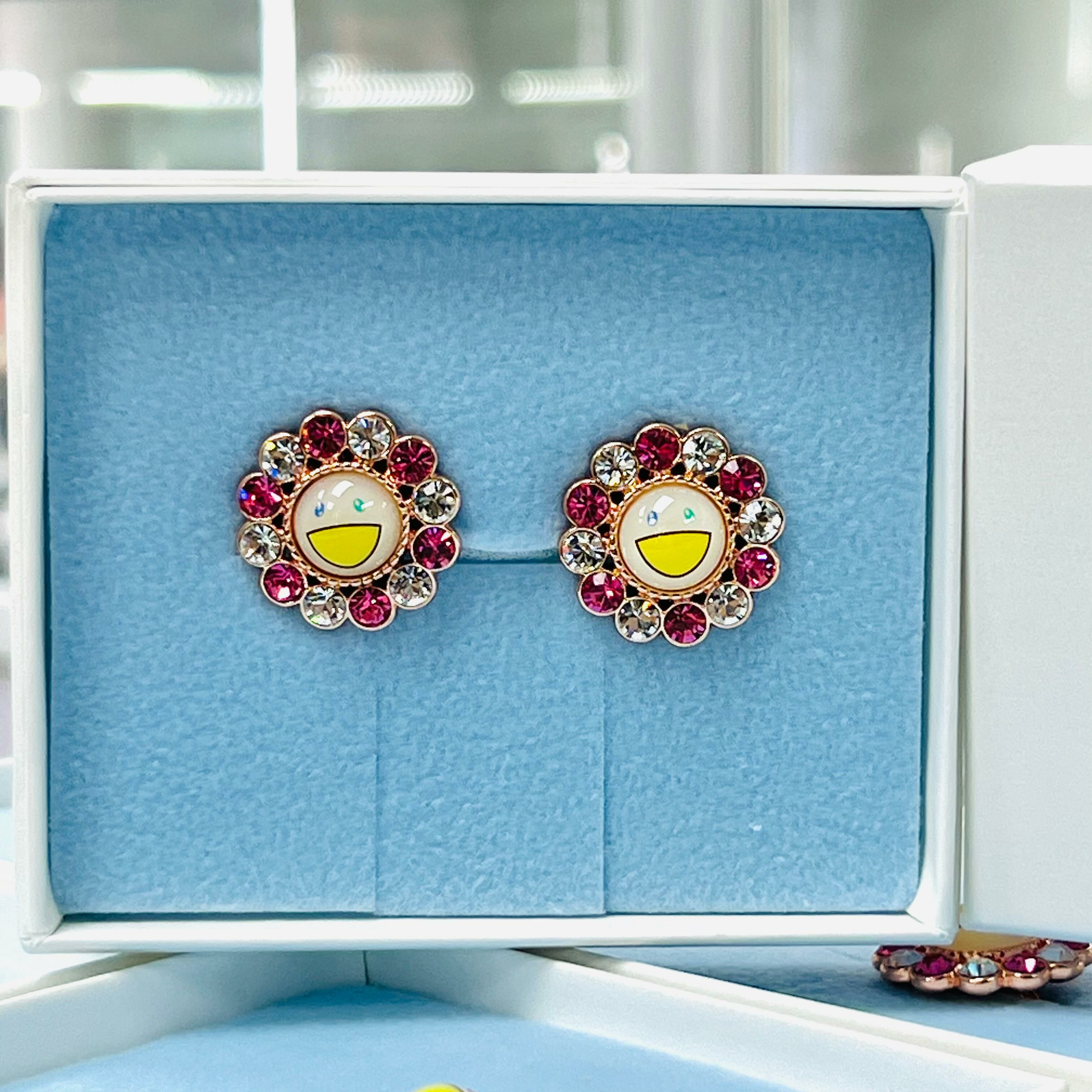 Murakami x Liquem 京都限定Flower Pink Ver( Earrings/Ring/P