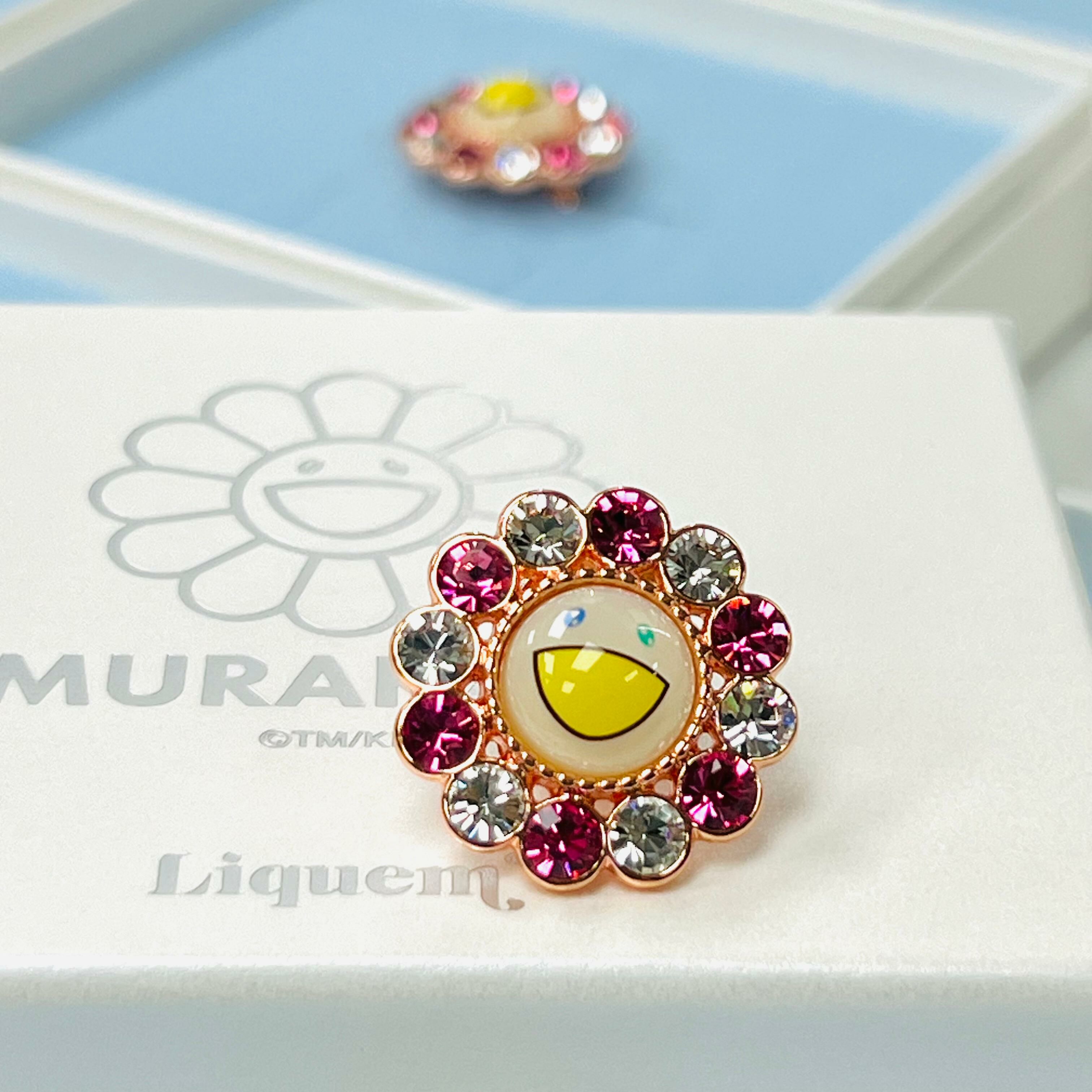 Murakami x Liquem 京都限定Flower Pink Ver( Earrings/Ring/P