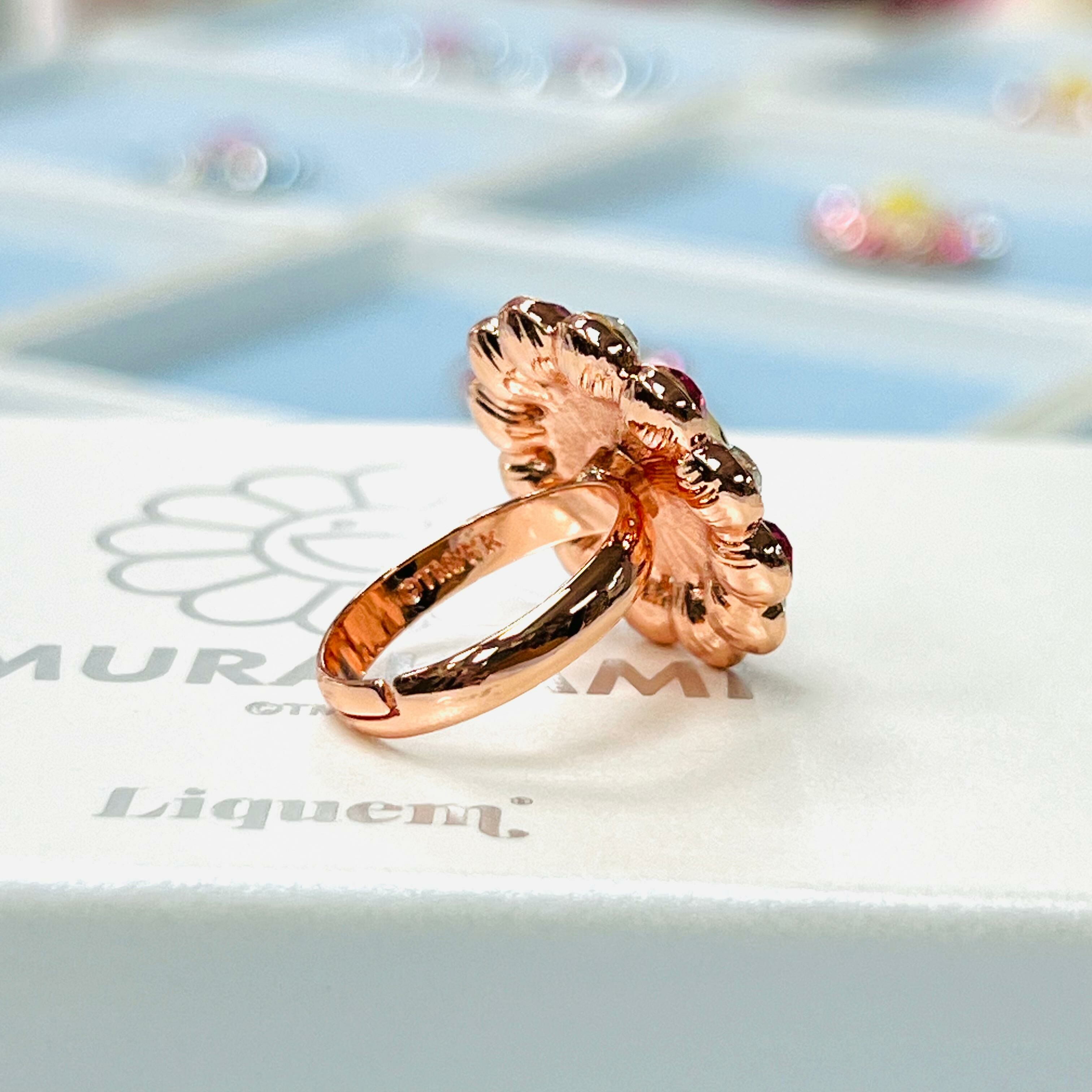 Murakami x Liquem 京都限定Flower Pink Ver( Earrings/Ring/P