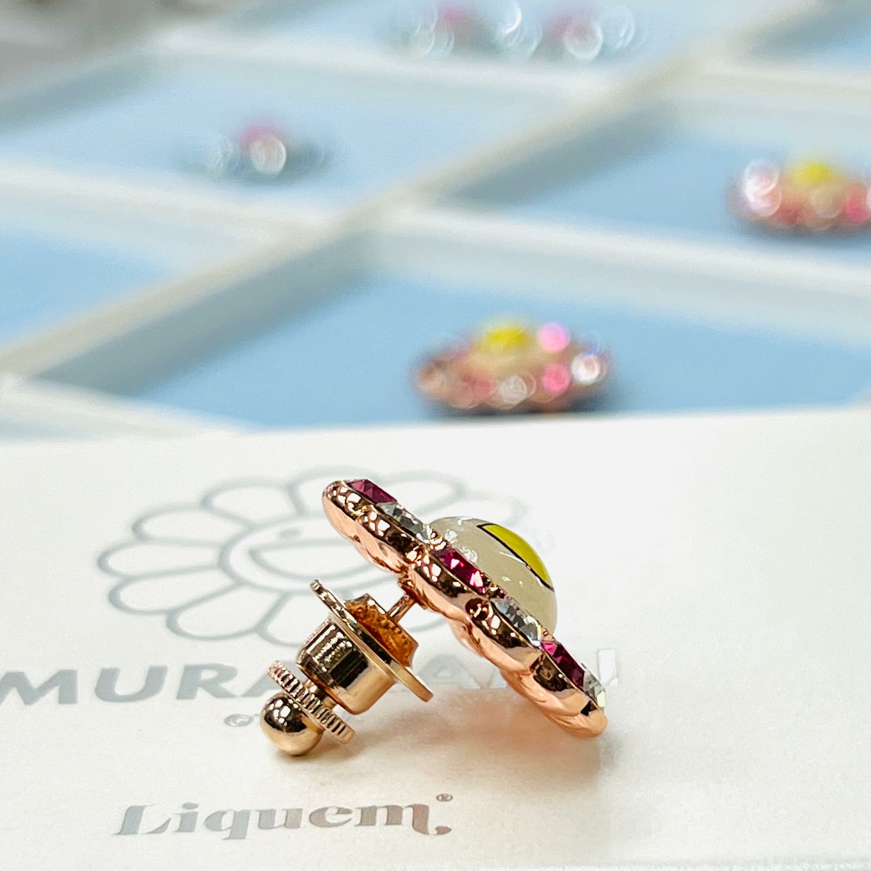 Murakami x Liquem 京都限定Flower Pink Ver( Earrings/Ring/P
