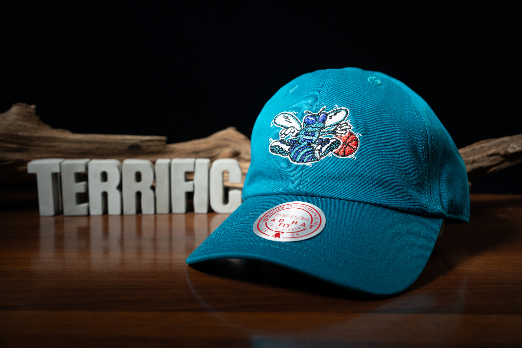 NBA帽子 Charlotte Hornets 夏洛特黃蜂 湖水綠 老帽 M&N 可調式 全新