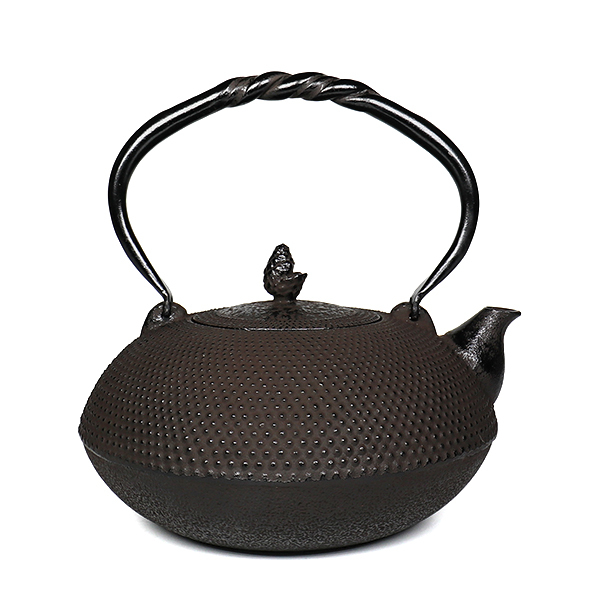 【金秀堂】平丸霰 鐵壺1.4L