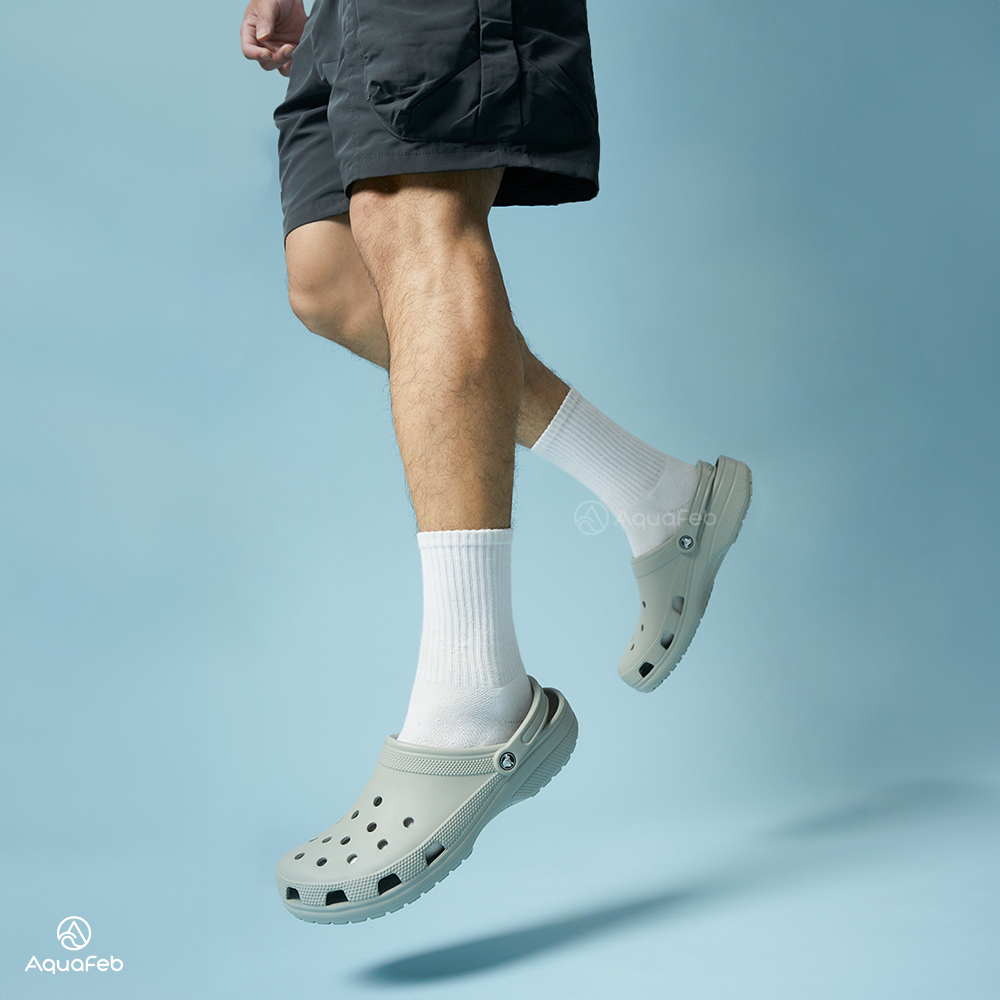 Crocs Classic Clog 男女鞋 大象灰色 克駱格 經典 洞洞鞋 涼拖鞋  100011LM