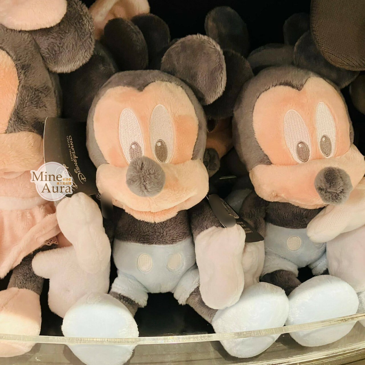 米奇 Mickey 寶寶藍色 絨毛 搖鈴 安撫 娃娃 玩偶 嬰兒用品 -香港迪士尼樂園