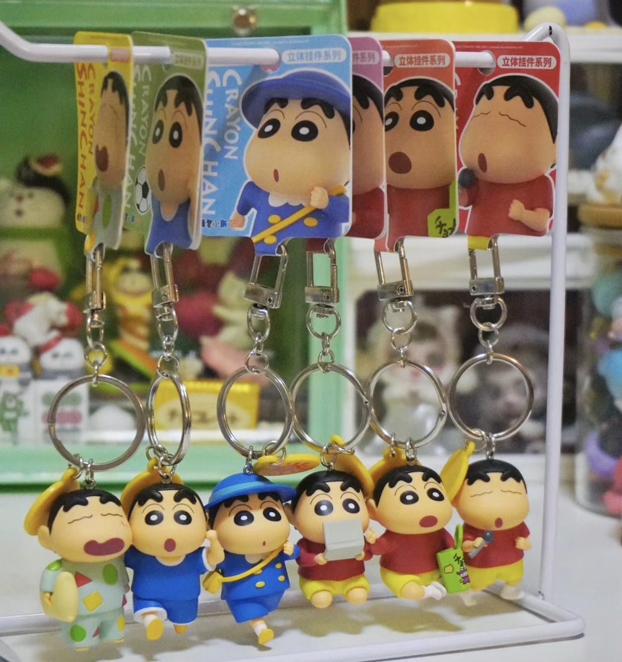 #預購 BJY STORE 蠟筆小新的一天鑰匙圈