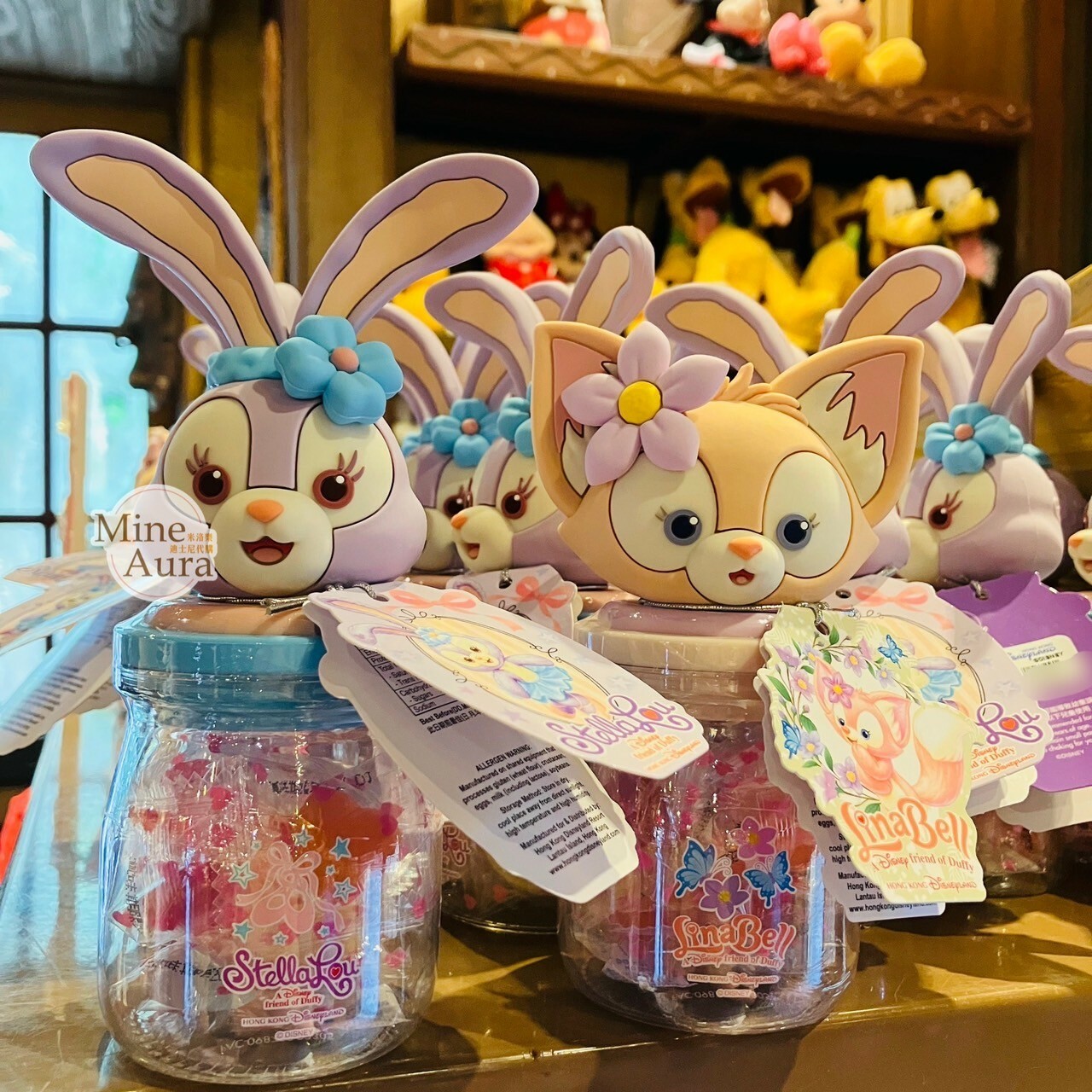 玲娜貝兒 Lina bell 大頭造型 糖果罐 -香港迪士尼樂園