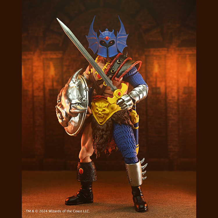 NECA 7吋龍與地下城50週年B Warduke Blister Card 可動公仔