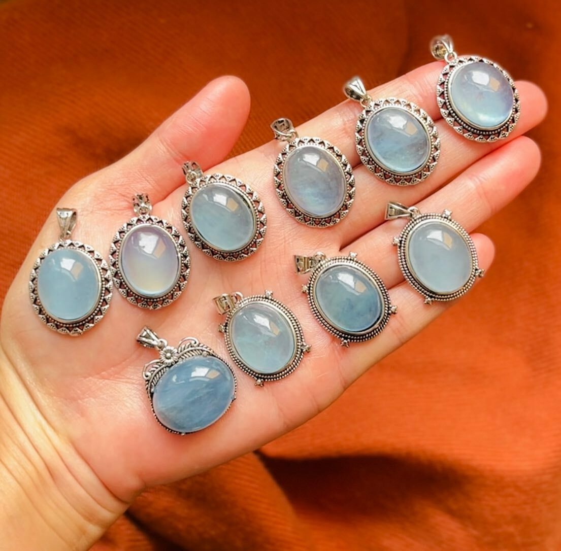 [原石] 海藍寶 項鍊吊墜