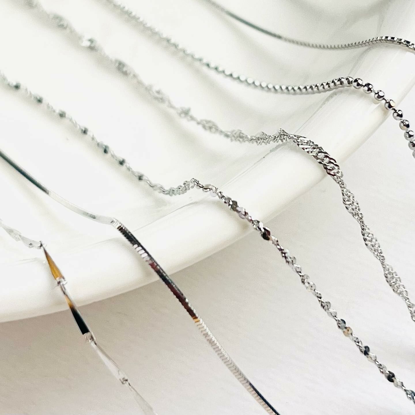 [原石] 925銀項鍊 45公分