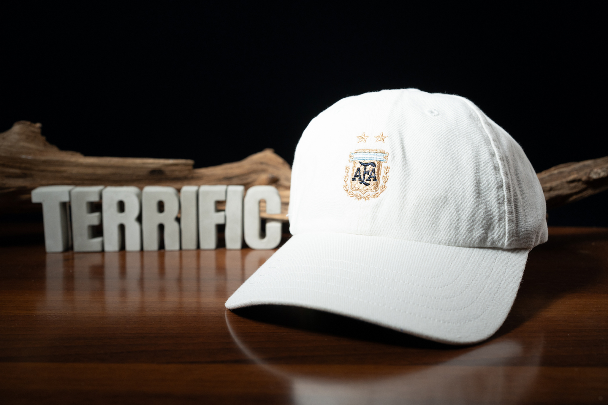 FIFA帽子 Argentina 阿根廷 國家隊 雙星 白 老帽 Adidas 可調式 全新