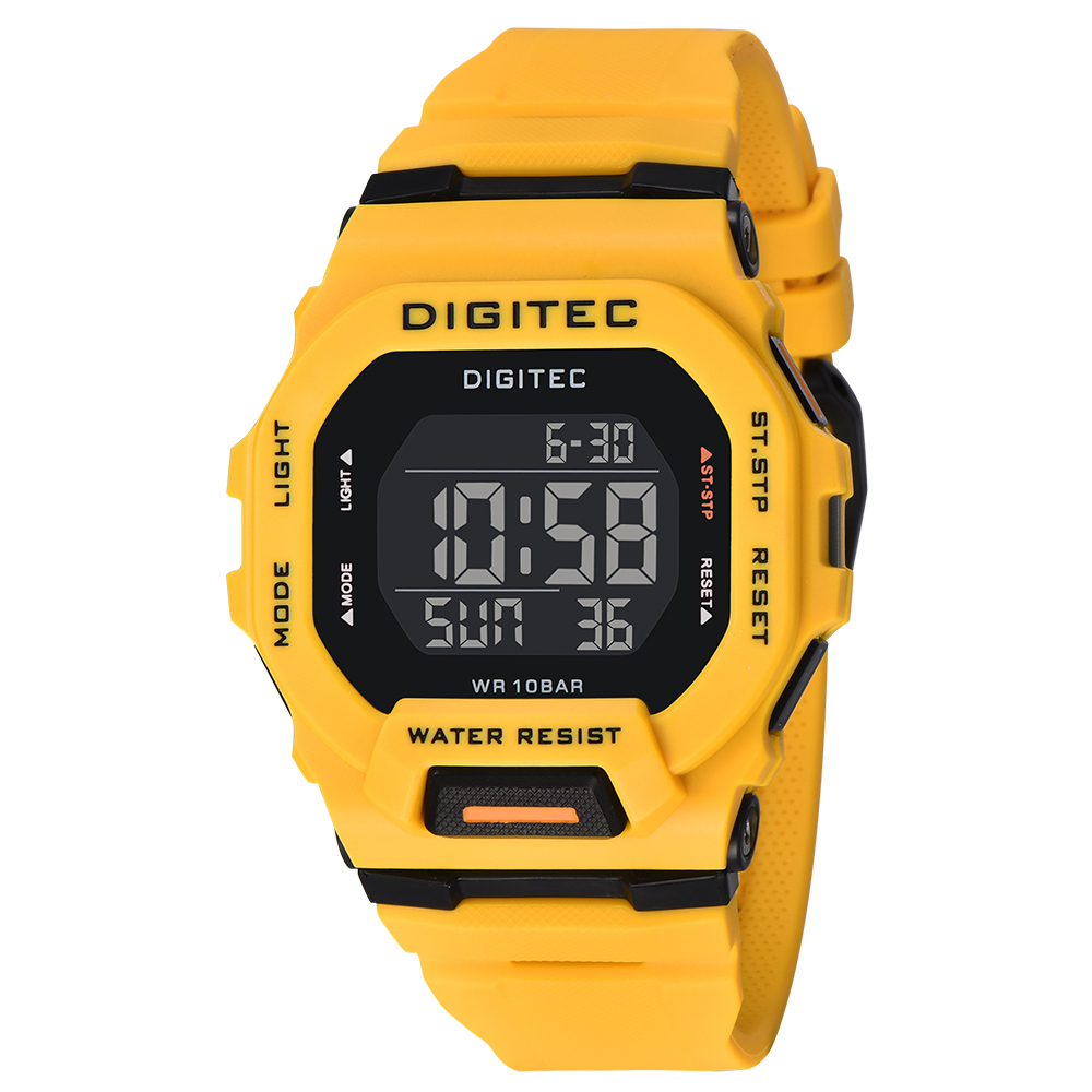 【DIGITEC 數碼科技】DG-5169T* 多功能LED照明矽膠數位電子錶-