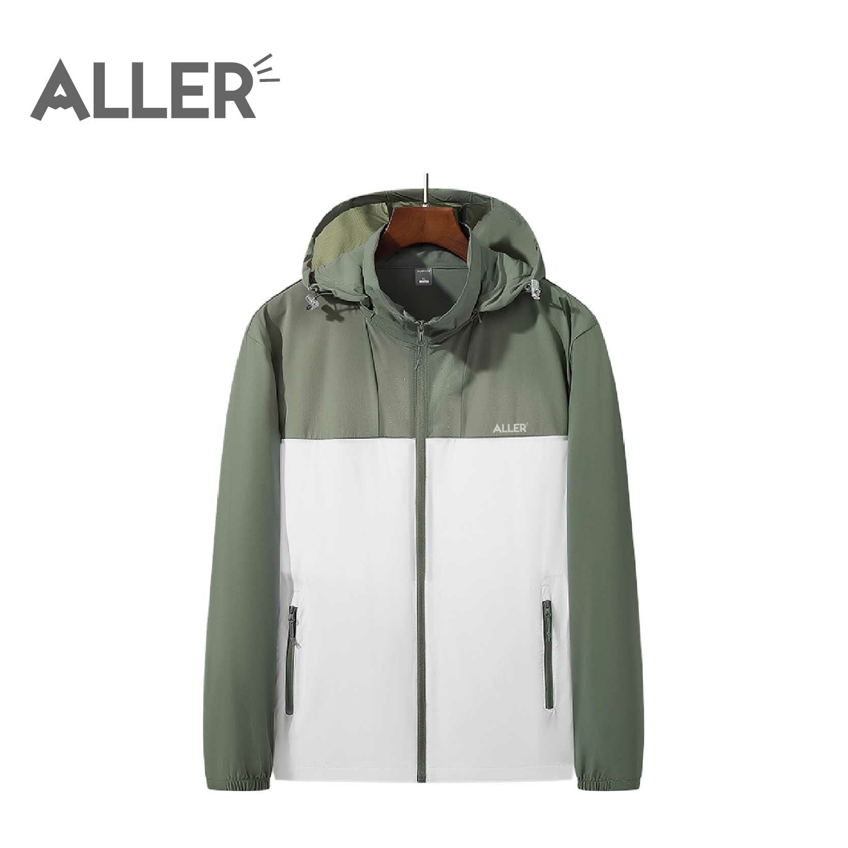 ALLER 自然活力防曬外套 男款 (2色) 透氣外套/舒適/輕量外套/夏天必備/戶外休閒14ATS8862A