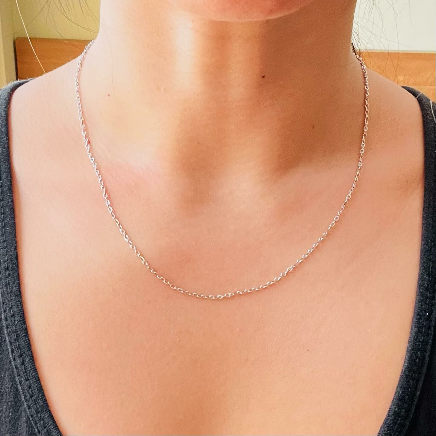 [原石] 鈦鋼項鍊 1.5mm 全長約 45公分