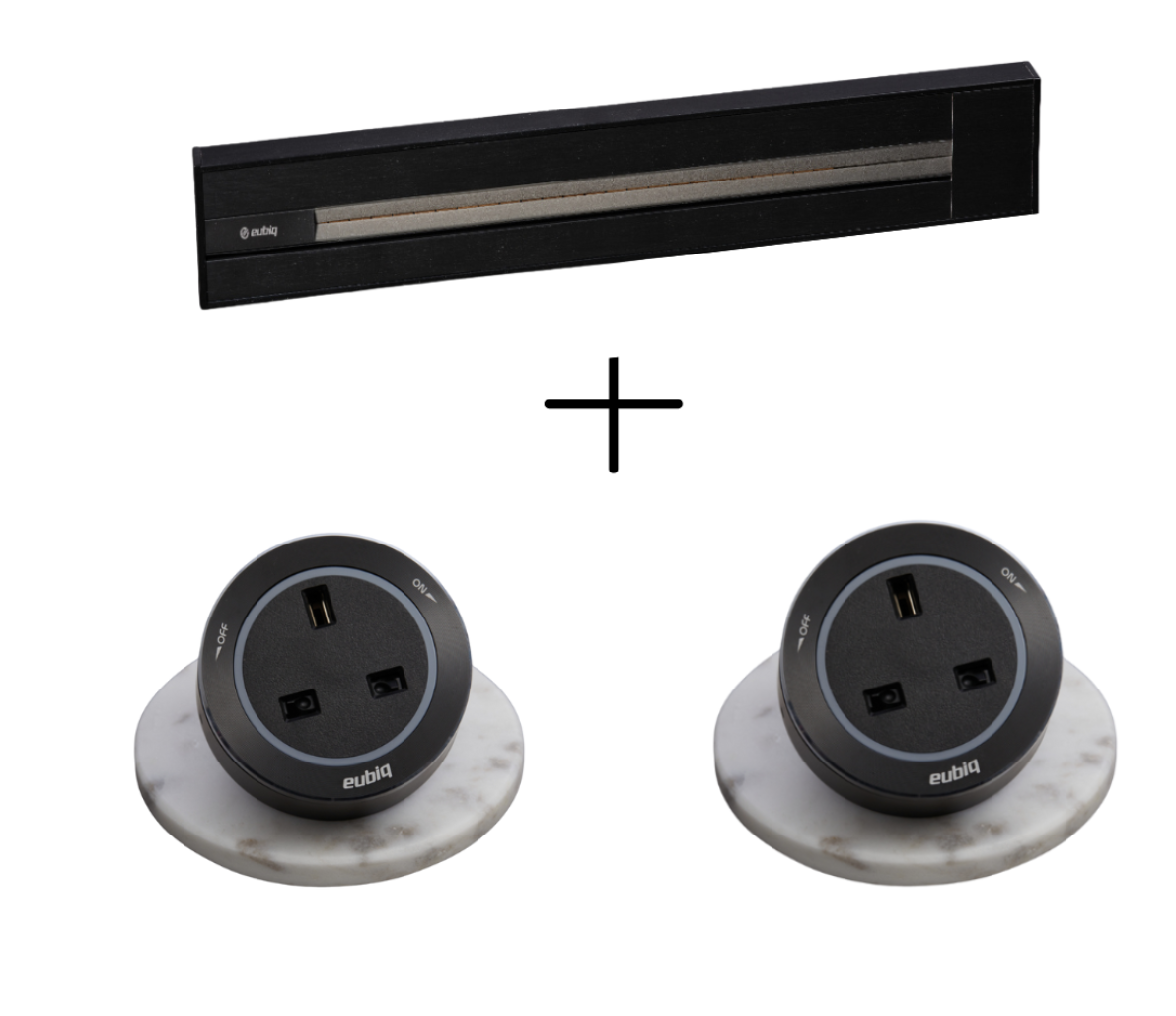 Eubiq SH2 窄身外掛式明裝電力軌道套裝STARTER KIT