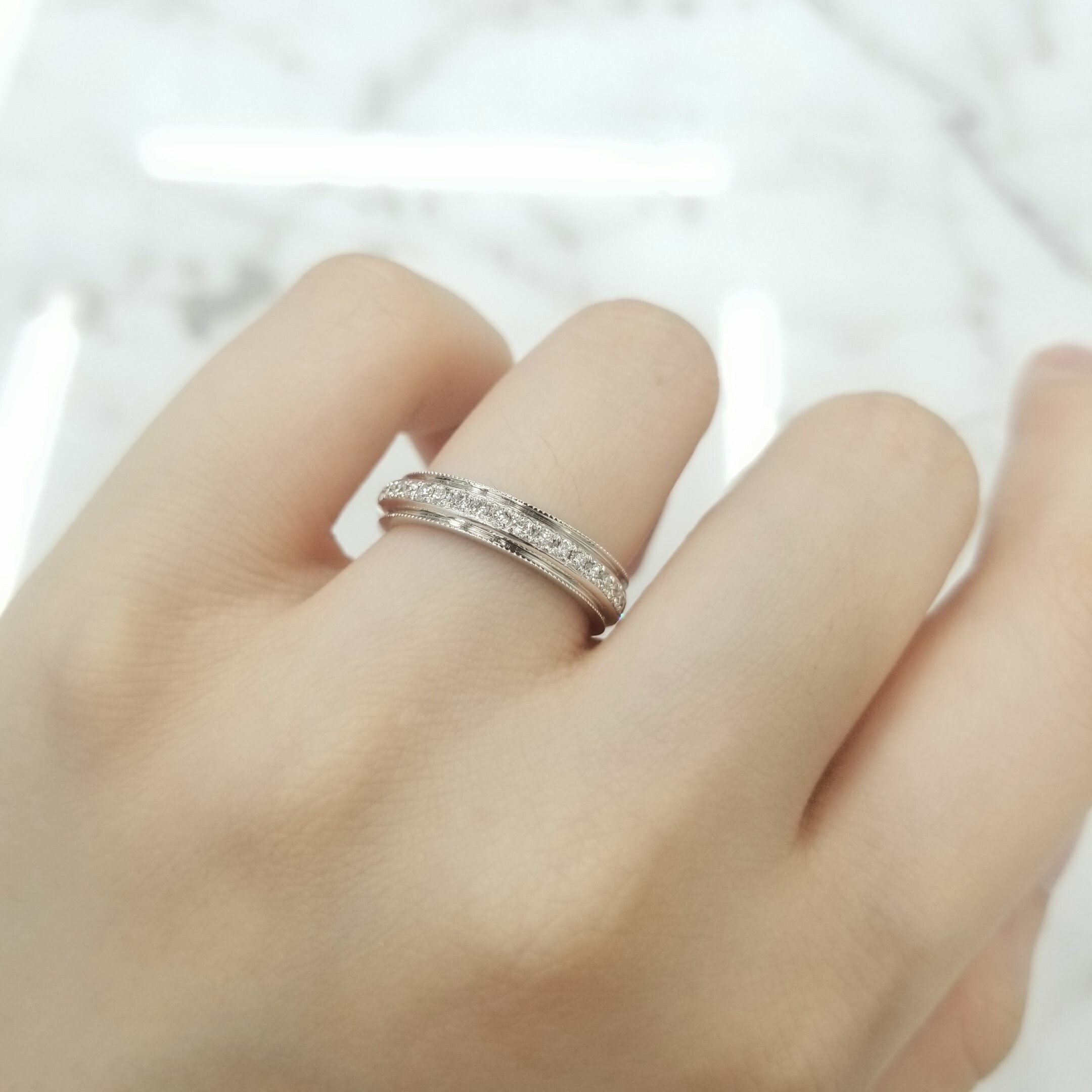 18K White Gold 0.44ct Diamond Eternity Ring