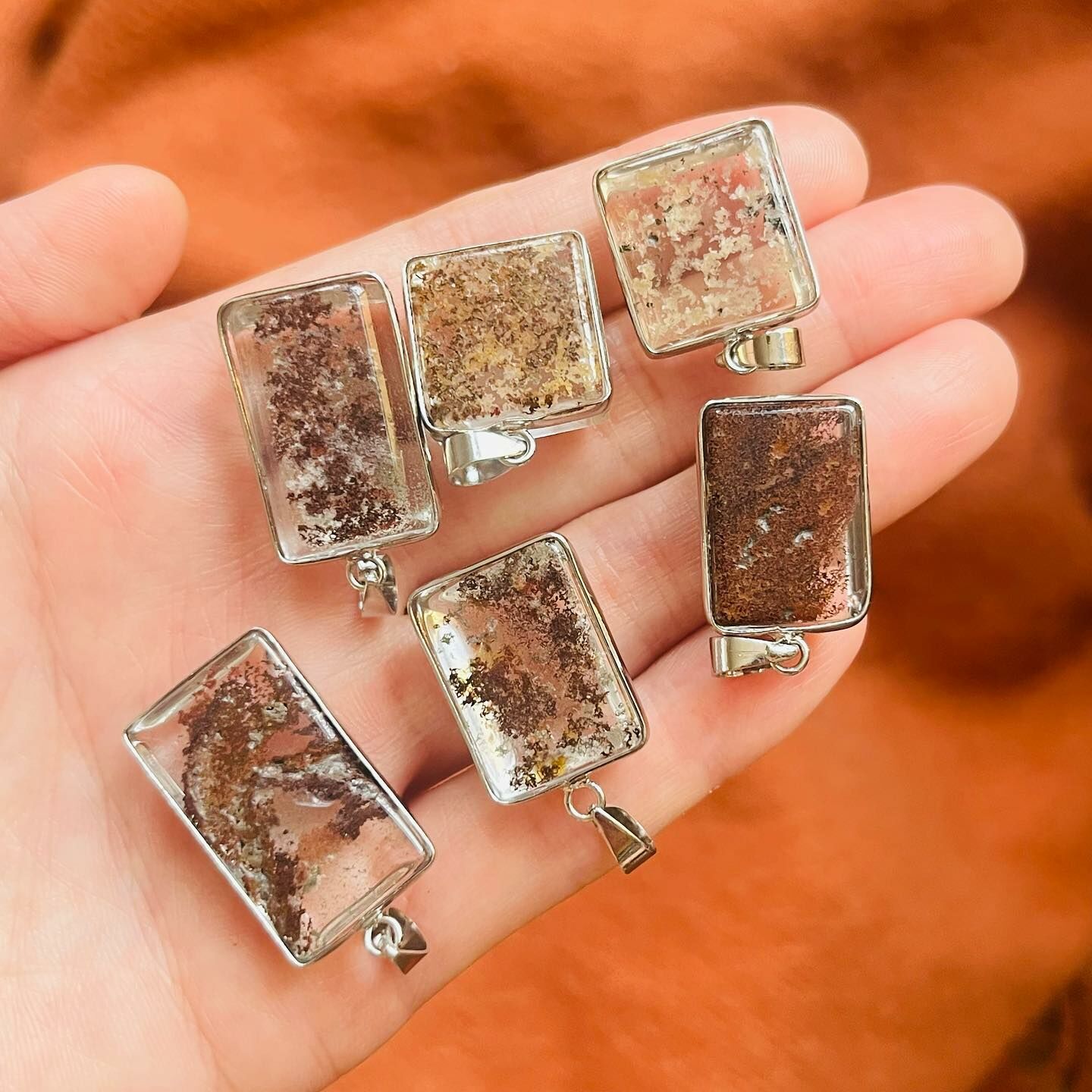 [原石] 四季幽靈水晶 項鍊吊墜