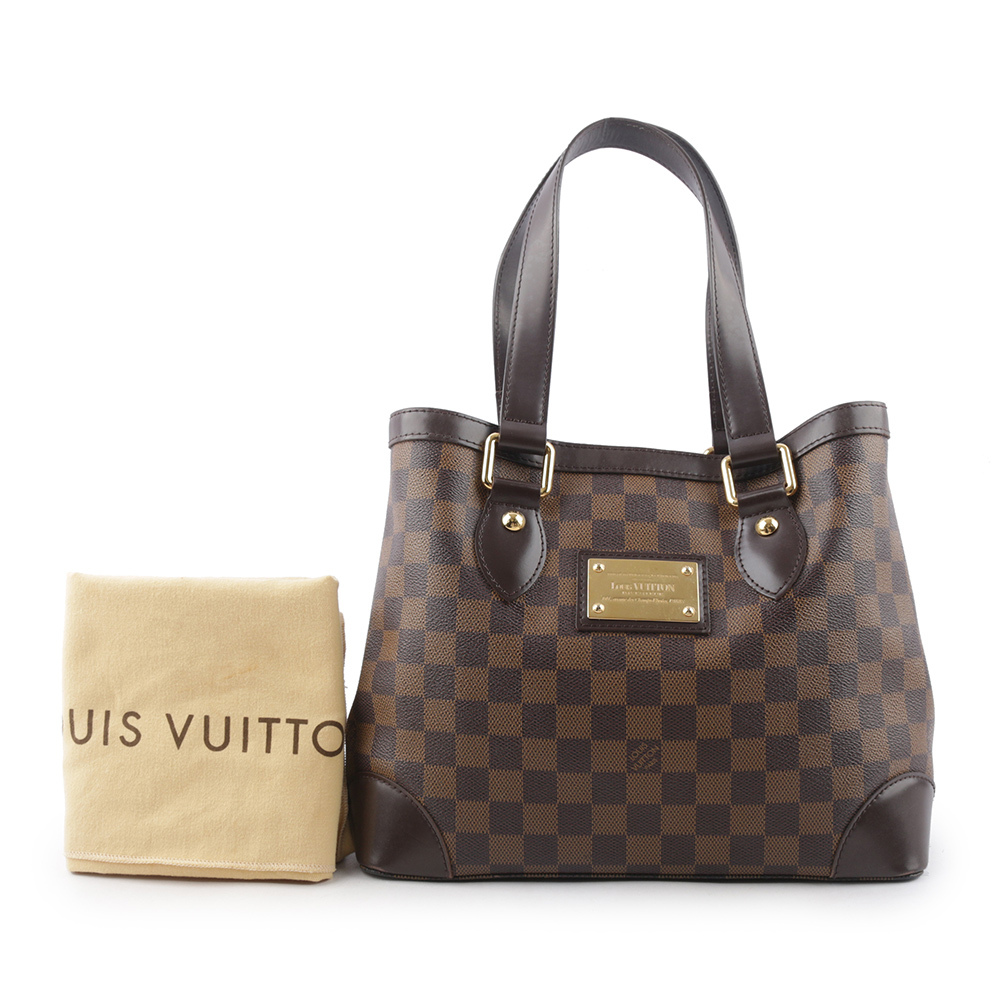 【Louis Vuitton / LV】Hampstead PM 棋盤格帆布金牌肩背包 N51205