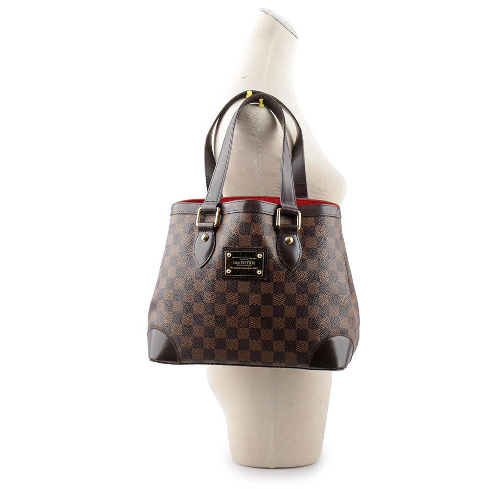 【Louis Vuitton / LV】Hampstead PM 棋盤格帆布金牌肩背包 N51205