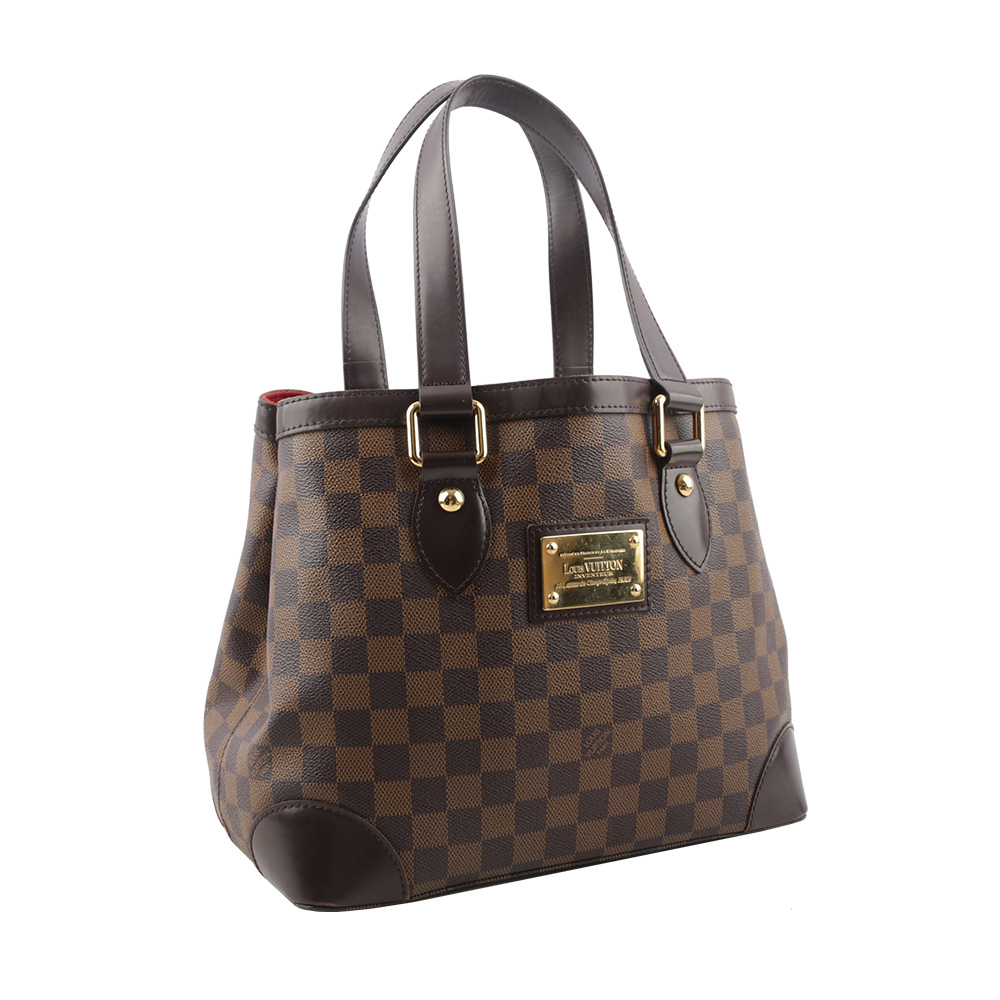 【Louis Vuitton / LV】Hampstead PM 棋盤格帆布金牌肩背包 N51205