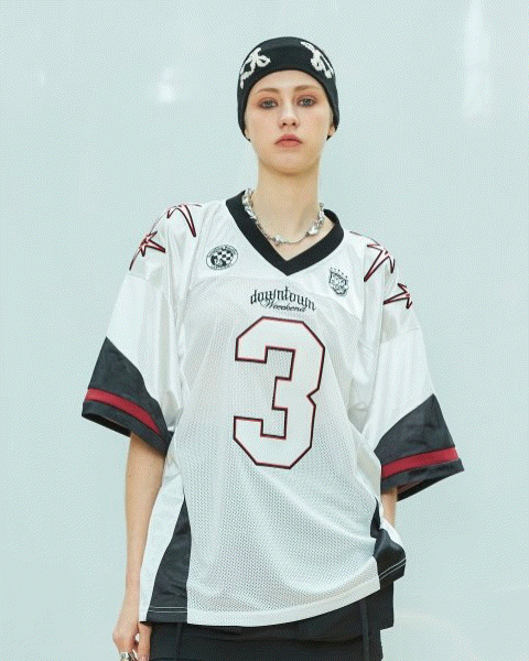 LARTIGENT) L9 BIG NUMBER FOOTBALL TOP | 2color