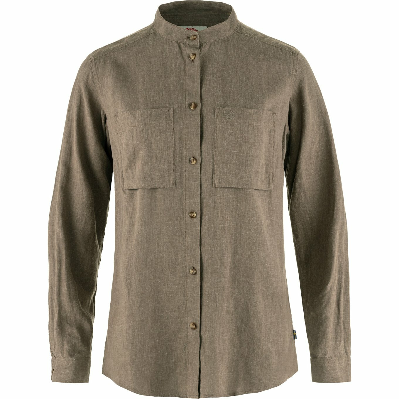 Fjallraven 瑞典北極狐 Ovik Hemp Shirt LS W 女款 長袖襯衫 14600149-244 麂皮棕 [HappyOutdoor]