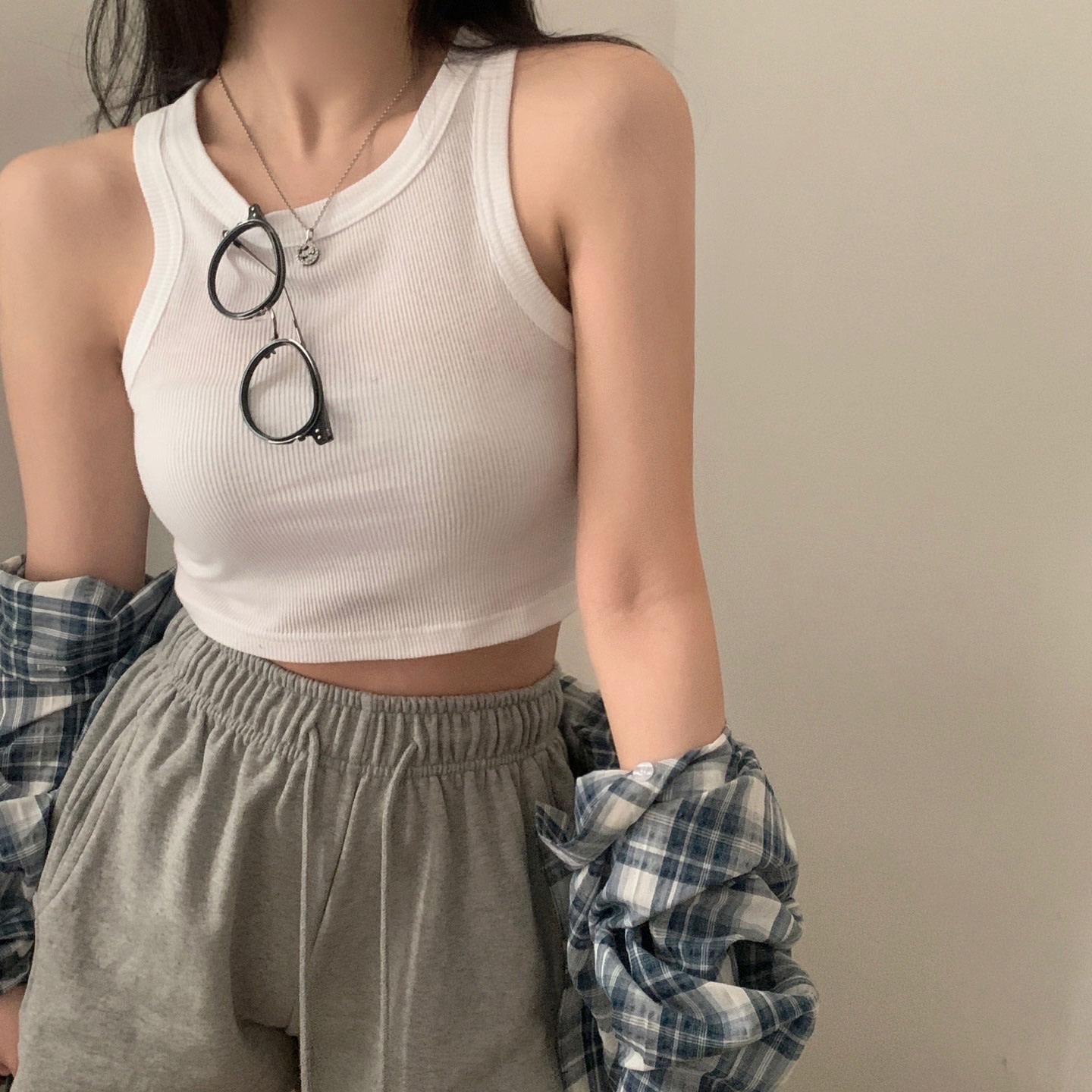 【優惠預訂】韓國BASIC款背心（4色）