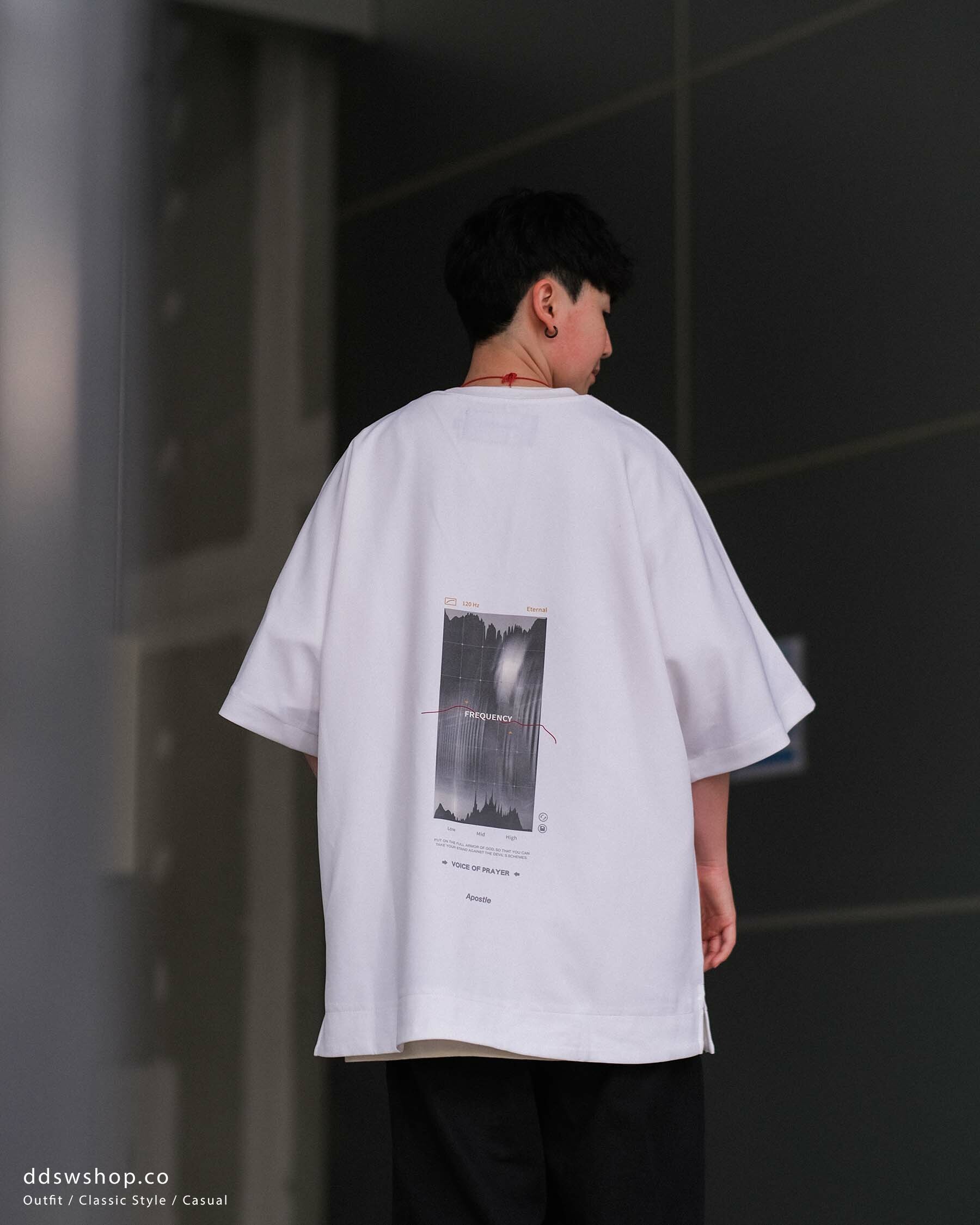 "現貨" Apostle Pry-01 “FREQUENCY” Raglan Sleeve Graphic Shirt