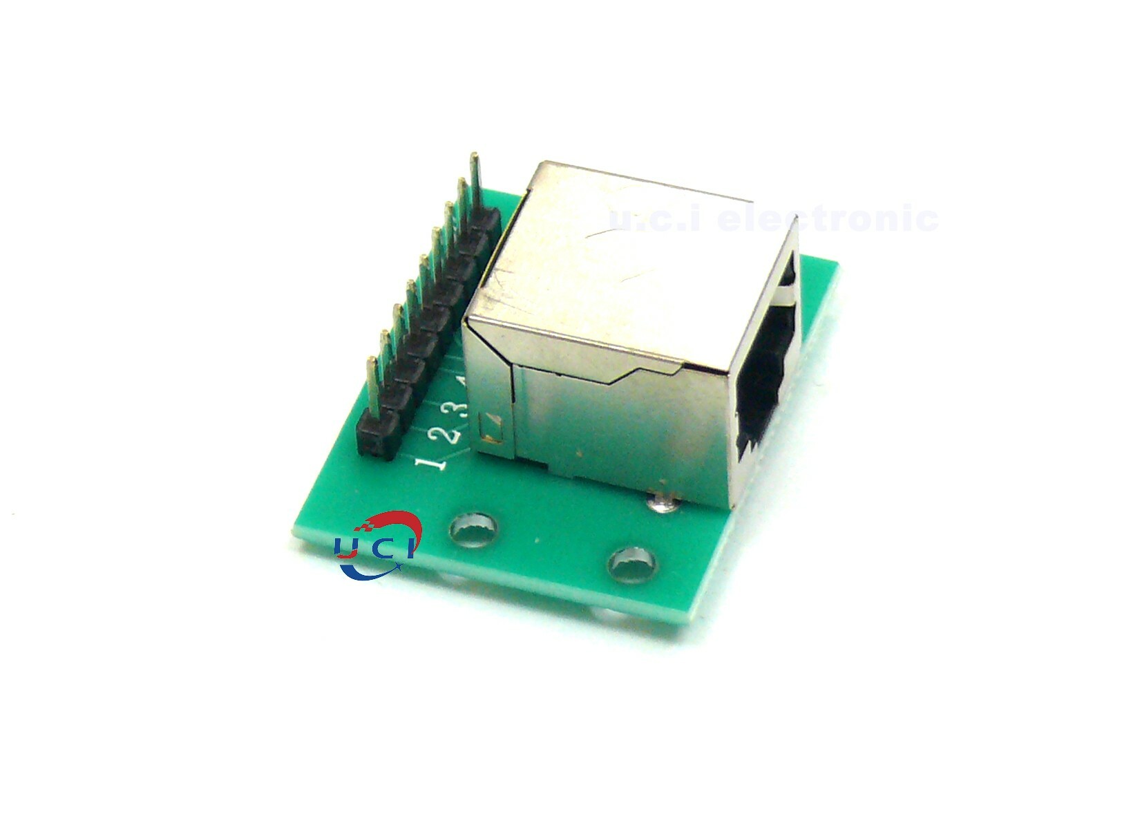 【UCI電子】 (L-10) RJ45網口轉接板 8P轉接測試板 RJ45 網路插座全包