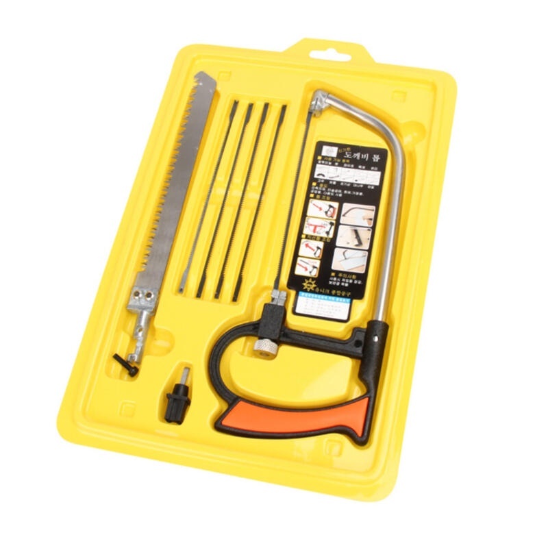 附發票｜BG809 多功能魔術鋸套裝｜多用小鋼鋸 鋼鋸架配鋼鋸條 模型鋸 木工 線鋸 手鋸