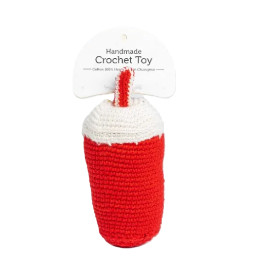 泰國Ketawa 手工針織玩具 - 可樂杯