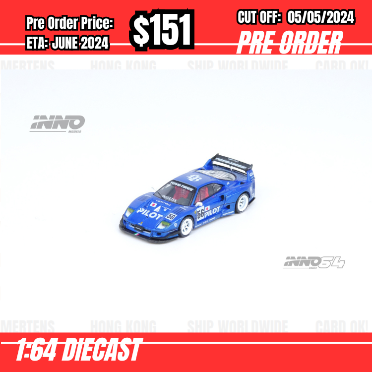RS-$151 * INNO64 * 1:64 LBWK F40 Tokyo Auto Salon 2024 [OD26/04]
